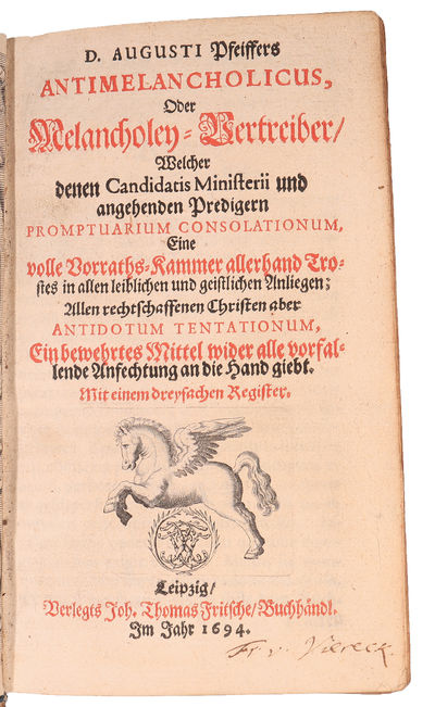Antimelancholicus, Oder Melancholey-Vertreiber. 4 parts.  - [RECOMMENDED BY JOHANN SEBASTIAN BACH] (photo 3)