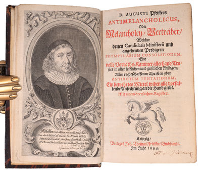 Antimelancholicus, Oder Melancholey-Vertreiber. 4 parts.  - [RECOMMENDED BY JOHANN SEBASTIAN BACH] (photo 4)