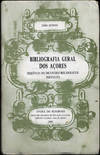 Bibliografia geral dos Açores: sequência do Dicionário bibliográfico português. Tomo I: A-Bo
