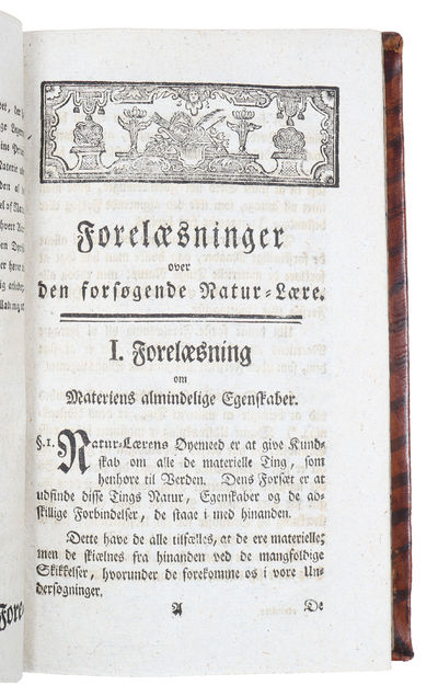 Forsøgende naturlære af fransk oversat af Andreas Olaus Hammer. Vol. 1 (all). (photo 2)