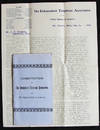 Printed Circular Letter, Signed, for The Independent Telephone Association of the United States of America, Mt. Vernon, Ohio, Jan. 1, 1898