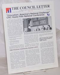 The Council Letter: Cuban American National Council, Inc.; vol. 4, #4/vol. 5, #1, Fall 89/Winter 90: Special double issue: Education: America's National Challenge