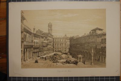 Piazza delle Erbe, Verona (print)