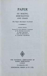 cover of Paper - its making, merchanting and usage