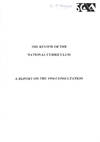 Review Of The National Curriculum: A Report On The 1994 Consultation