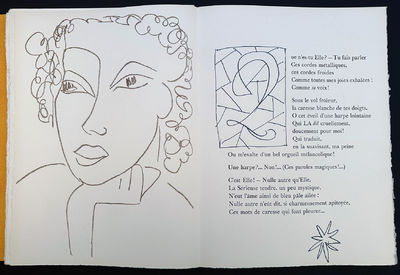 Henri Matisse – Poesies Antillaises. 1972 Deluxe Portfolio Featuring 40 Portrait Lithographs