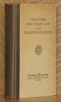 image of NEW YORK NEW ESTATE LAW AND TAXATION OF ESTATES