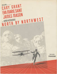 North by Northwest (Original film program for the 1959 film) by Hitchcock, Alfred (director); Ernest Lehman (screenwriter); Cary Grant, Eva Marie Saint, James Mason (starring) - 1959