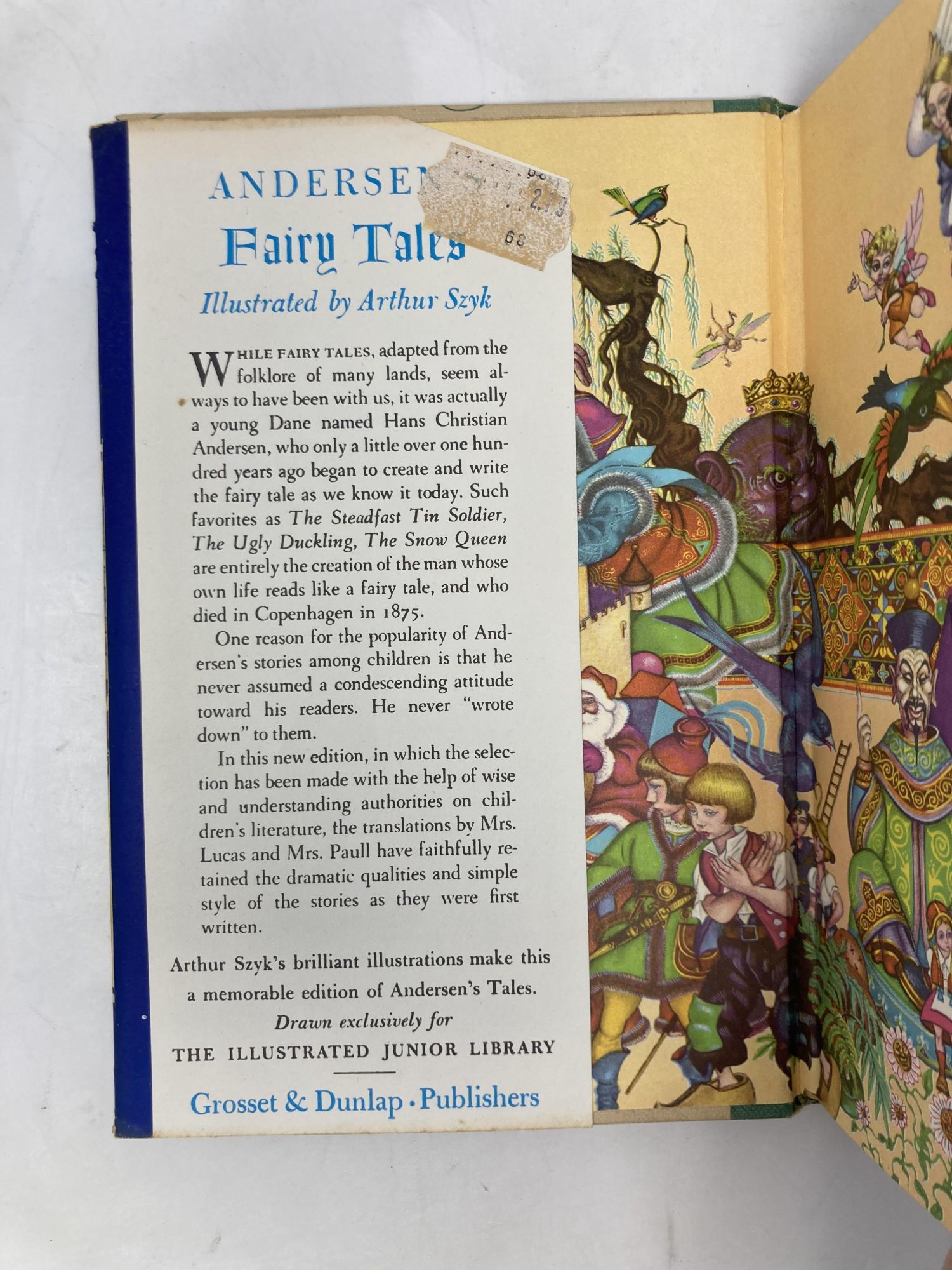 Andersen's Fairy Tales by Andersen, Hans Christian | Hardcover | 1945 ...