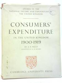 Consumers' Expenditure in the United Kingdom 1900 - 1919