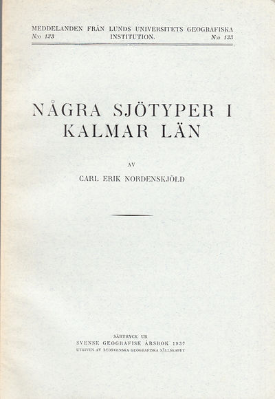 Några sjötyper i Kalmar län [= rubrik].