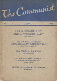 The Communist, August 1940, Vol. XIX, No. 8