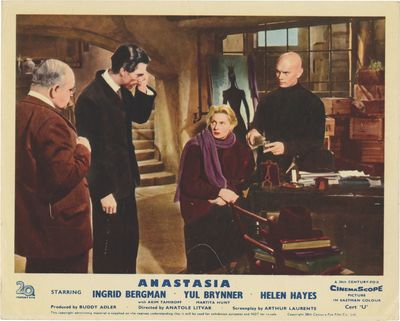 Anastasia (Seven original British front-of-house cards from the 1956 film)