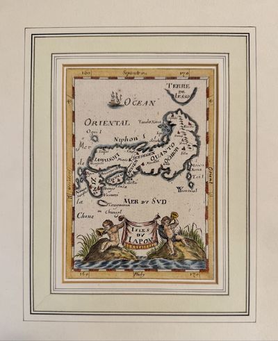 Paris: Denys Thierry, 1683. unbound. Miniature map. Hand colored copper plate engraving. Image measu...