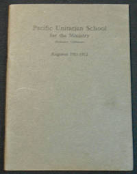cover of Pacific Unitarian School for the Ministry, Berkeley, California: Register 1911-1912
