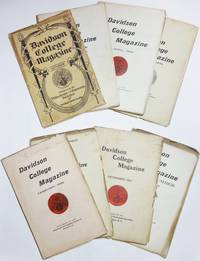 DAVIDSON COLLEGE MAGAZINE [cover and caption title].  Oct. 1907 - May 1908. [8 issues]