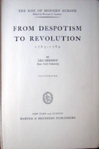cover of From Despotism to Revolution, 1763-1789