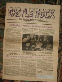 cover of Castle Rock Volume 2 No.5 Stephen King Newsletter Mystery Weekend T Shirt Design