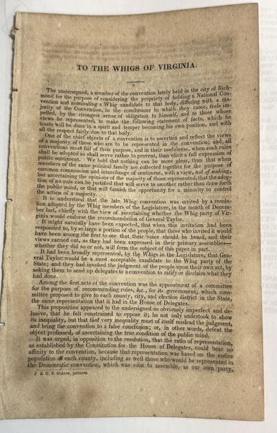 TO THE WHIGS OF VIRGINIA