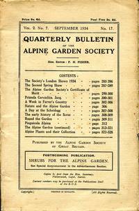 image of Quarterly Bulletin of the Alpine Garden Society : Vol. 2 No. 7 September 1934 No 17