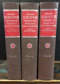 THE NEW GROVE DICTIONARY OF MUSICAL INSTUMENTS. (3 Volumes)