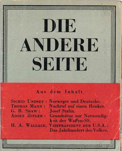 Die Andere Seite. Volumes I-IV