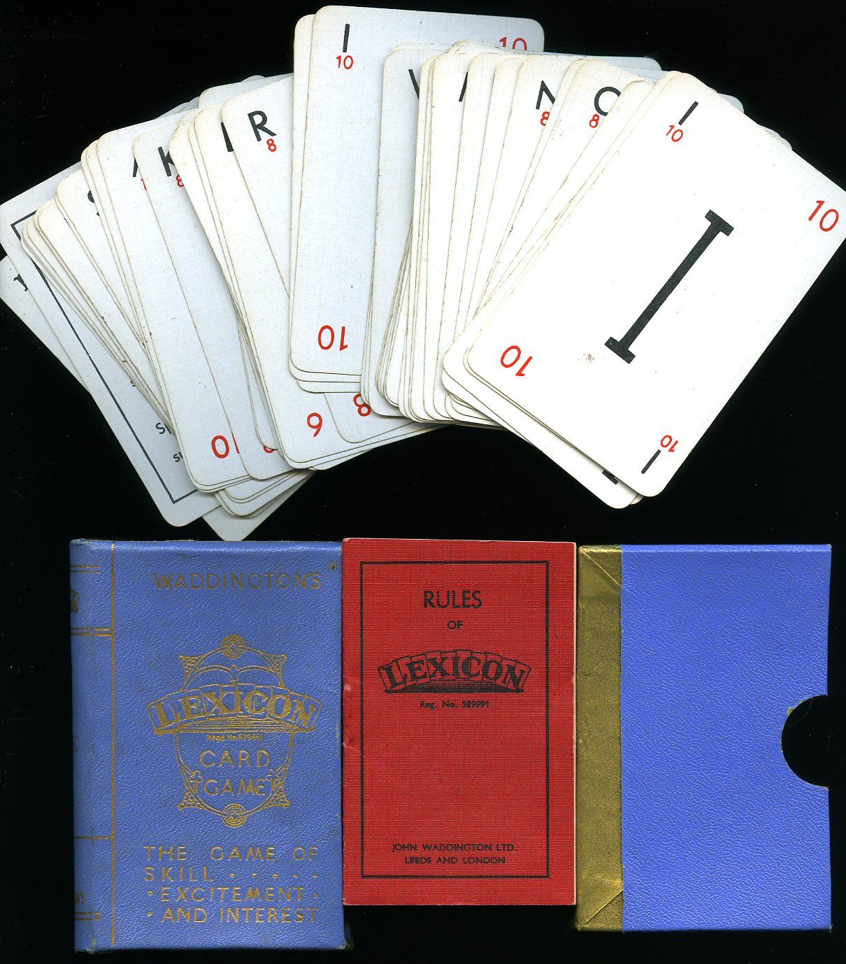 Lexicon Card Game; The New Card Game of Skill, Laughter, Excitement