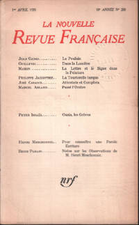 image of La nouvelle revue litteraire n° 208