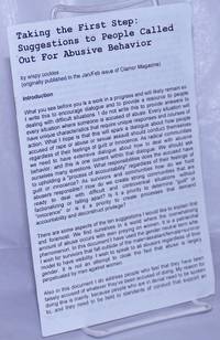 image of Taking the first step: suggestions to people called out for abusive behavior
