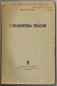 I filosofiska frågor.