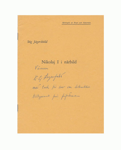 Nikolaj I i närbild. Särtryck ur Nuet och…