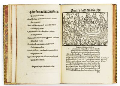 Stultiferae naviculae seu scaphe fatuarum multierum: circa sensus quinque exteriors fraude navigantium. - ["THE SHIP OF FEMALE FOOLS" - THE WARDINGTON-COPY] (photo 12)