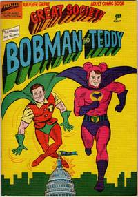 [POLITICAL COMIC] BOBMAN WITH TEDDY THE WONDER BOY MEET THE PUZZLER. ANOTHER GREAT SOCIETY COMIC BOOK