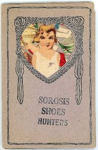 Advertising Premium - 3 S&C Die-cut Paper Dolls with Die-cut Clothes - Unused - Promoting Sorosis Shoes Hunters