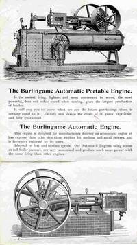 Automatic Engines, Shafting And Mill Work.