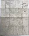 NEW MAP OF CHICAGO, Comprising the Whole City Taken from Lowe’s Map with All the Recent Additions, Subdivisions, & Extensions