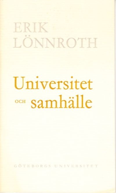Universitet och samhälle.