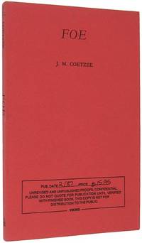 Foe by COETZEE, J.M - (1987)