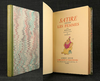 Satire contre les femmes. Illustrations de Dubout.