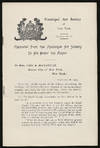 Municipal Art Society of New York Bulletin No. 17: Memorial From the Municipal Art Society to His Honor The Mayor Dated November 28, 1904