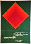 Silkscreen Exhibition Poster: Edition Domberger, Galerie Commeter, Hamburg