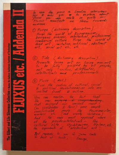 Fluxus etc. / Addenda 2. The Gilbert and Lila…