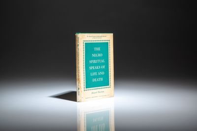 The Negro Spiritual Speaks of Life and Death; Being the Ingersoll Lecture on the Immortality of Man, 1947