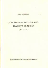 Carl-Martin Bergstrands tryckta skrifter…