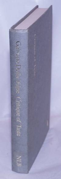 image of Critique of taste. Translated by M. Caesar