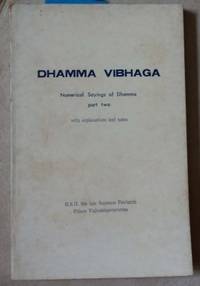 Dhamma Vibhaga, Numerical Sayings of Dhamma Part Two