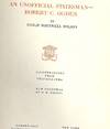 AN UNOFFICIAL STATESMAN- ROBERT C. OGDEN