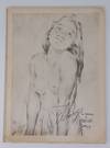 Etchings and Drawings of Hawaiians by John Kelly - Signed