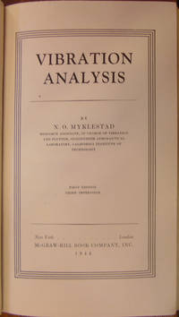 Vibration Analyisi by N O Myklestad - 1944