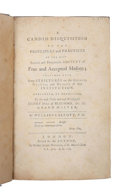 A Candid Disquisition of the Principles and…